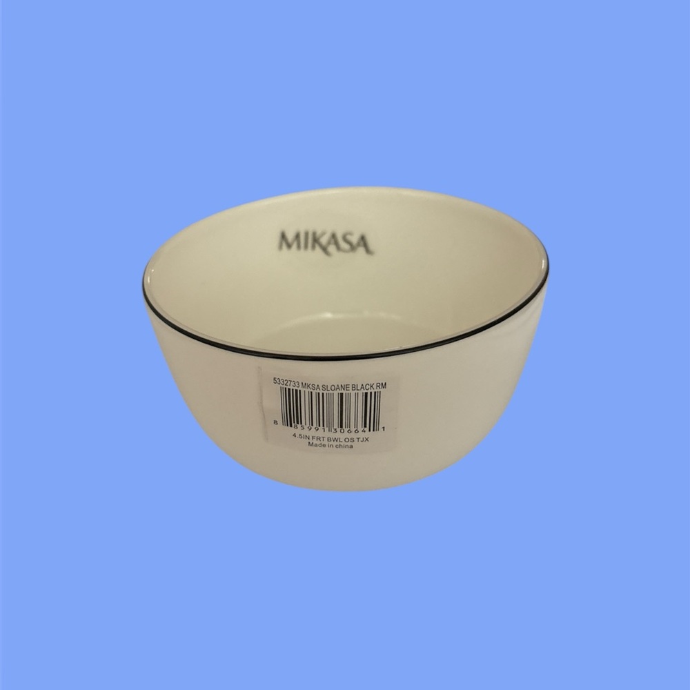 Mikasa Sloane Black Fruit/Dessert (Sauce) Bowl